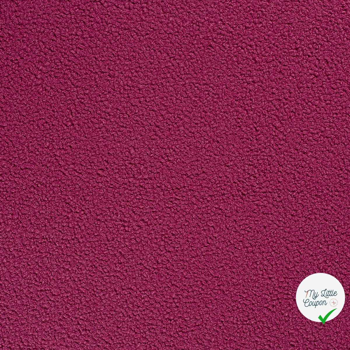 Bouclette stretch unie fuchsia