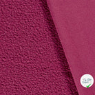Bouclette stretch unie fuchsia