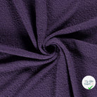 Bouclette stretch unie noir carbone