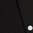 Bouclette stretch unie noir
