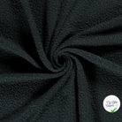 Bouclette stretch unie vert foncé