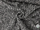 BOUCLETTE TRICOT NOIR CHINÉ GRIS - My Little Coupon - tissu - coudre
