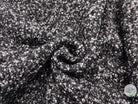 BOUCLETTE TRICOT NOIR CHINÉ GRIS - My Little Coupon - tissu - coudre