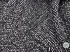 BOUCLETTE TRICOT NOIR CHINÉ GRIS - My Little Coupon - tissu - coudre