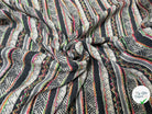 BOURRETTE DE COTON JACQUARD FLUO THÈME INCA - My Little Coupon - tissu - coudre