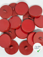 BOUTON À QUEUE MÉTAL ROUGE / BORDEAUX - My Little Coupon