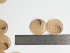 BOUTON BEIGE MARBRÉ 20mm - lot de 2 - My Little Coupon
