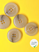 BOUTON BEIGE MARBRÉ 28mm  - lot de 2 - My Little Coupon