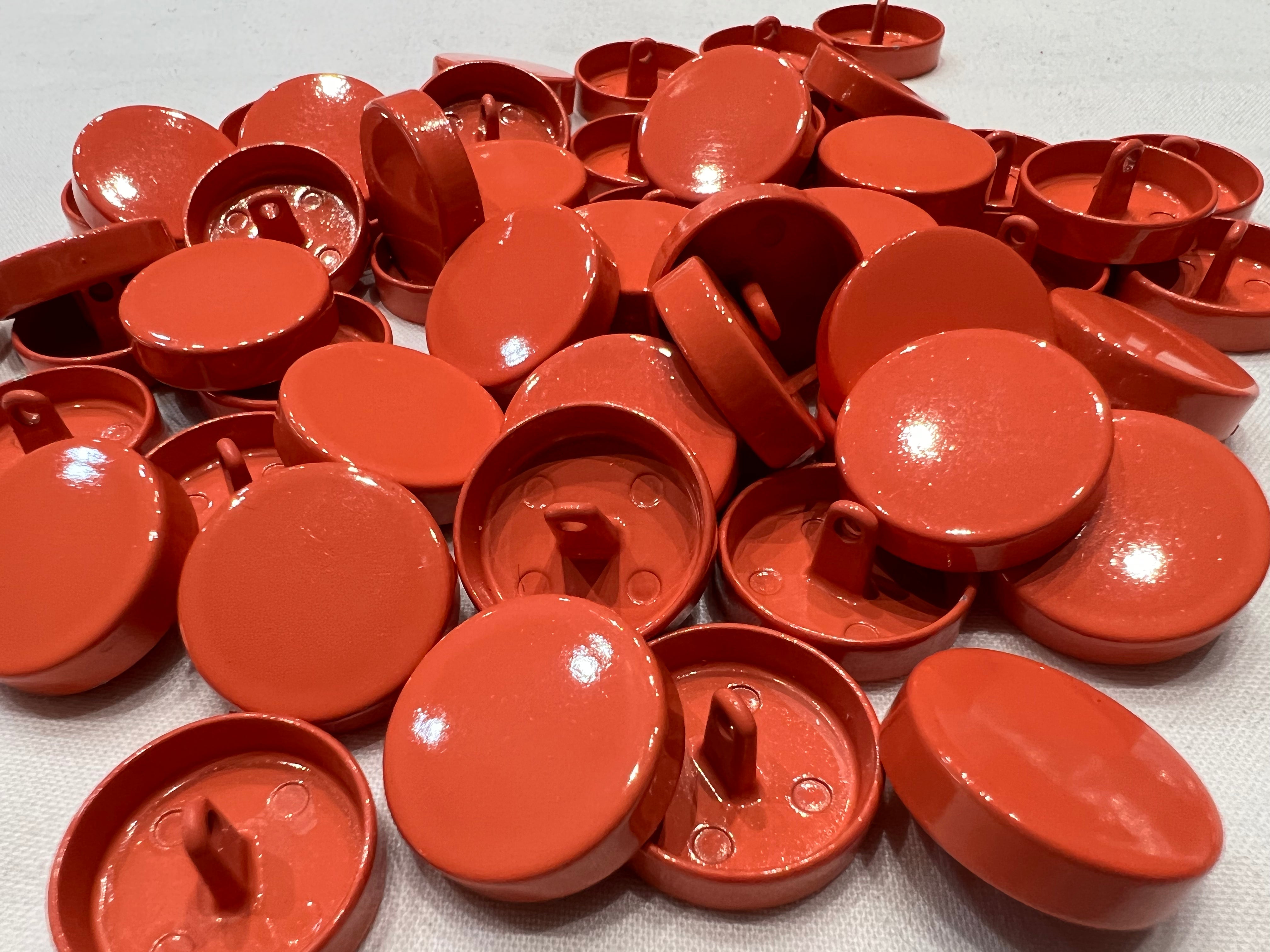 BOUTON CAPSULE ORANGE (lot de 6) 22mm - My Little Coupon