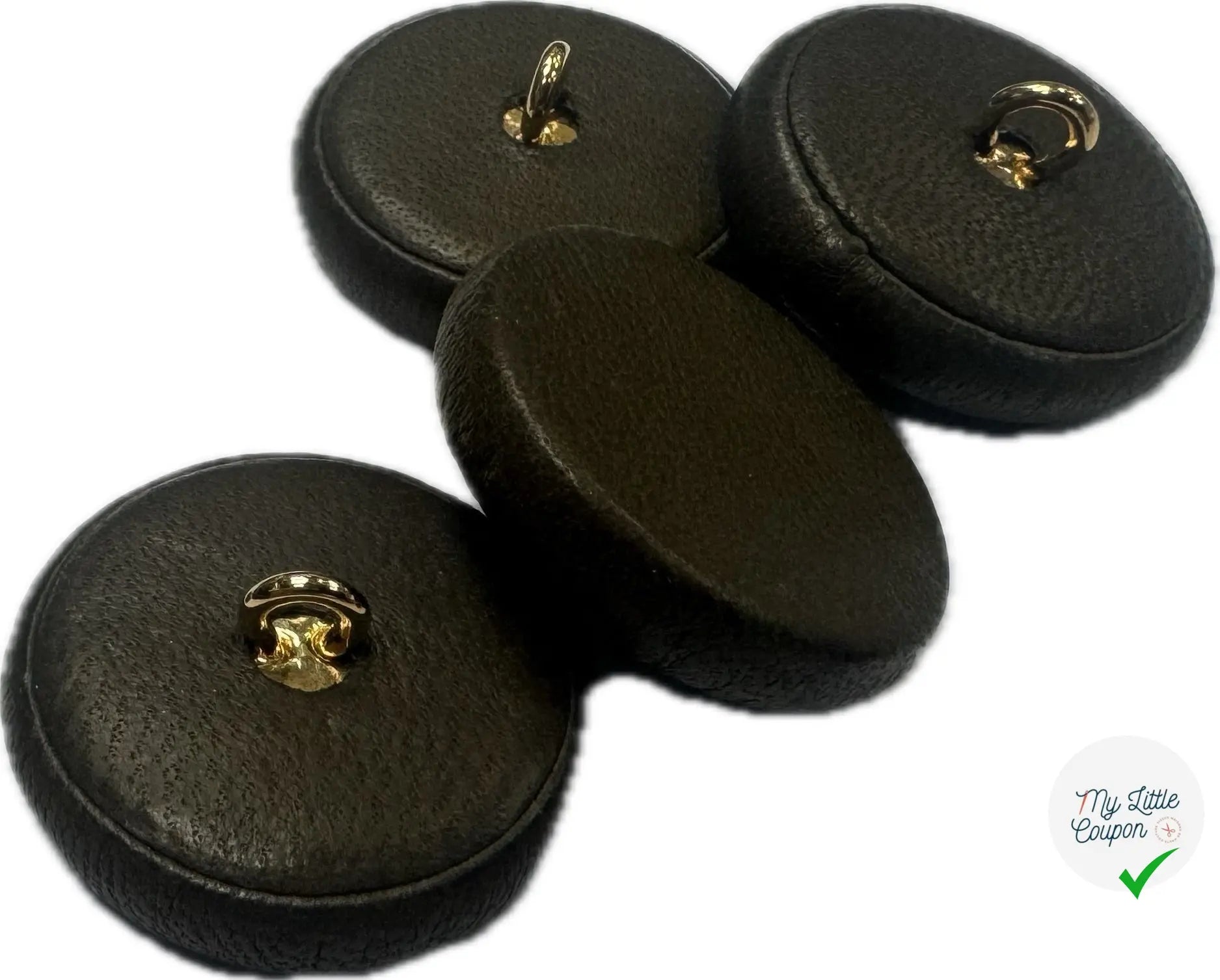 BOUTON CUIR A QUEUE (lot de 2) - My Little Coupon