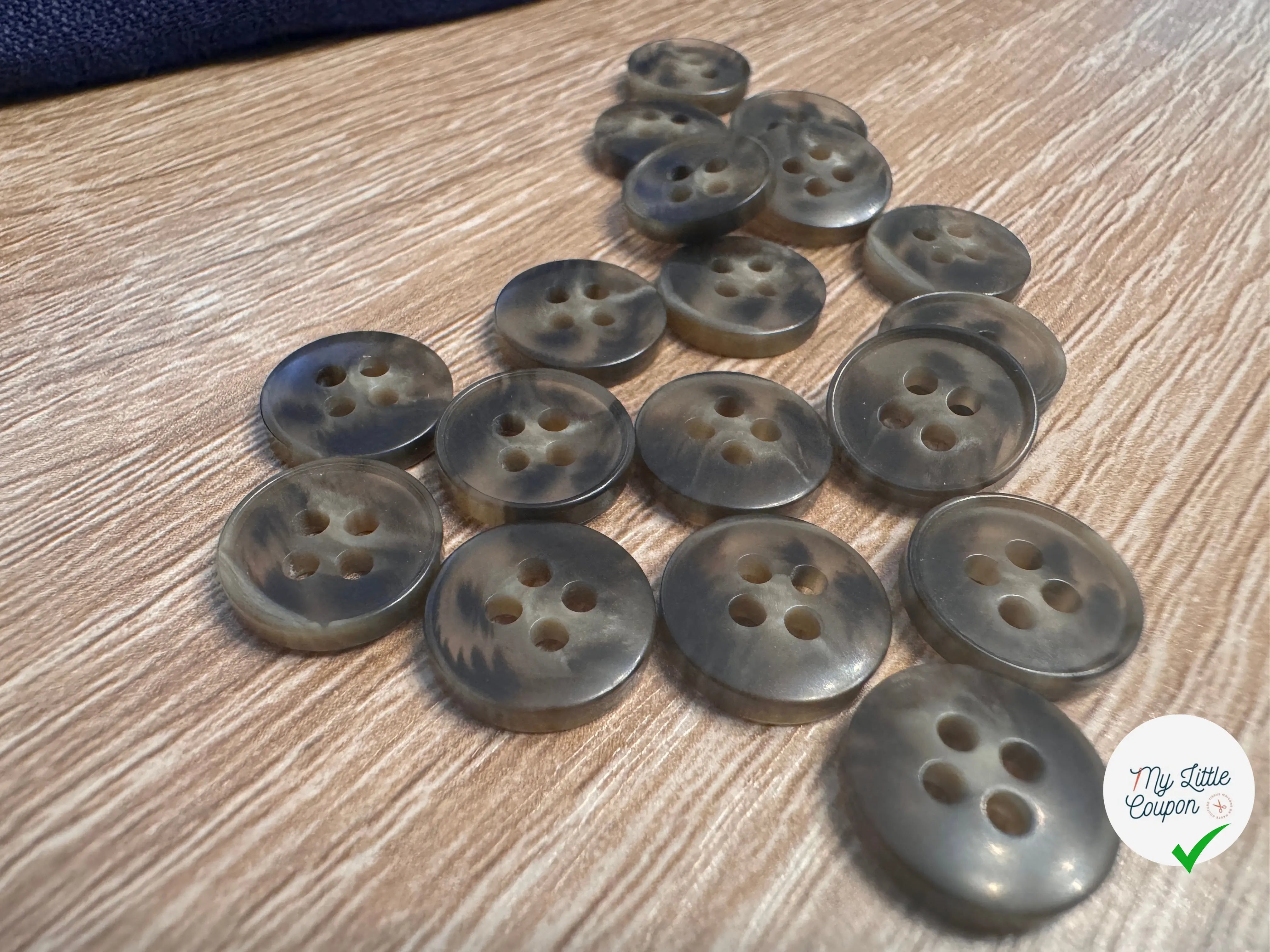 BOUTON CUIVRÉ 12 MM - LOT DE 10 - My Little Coupon