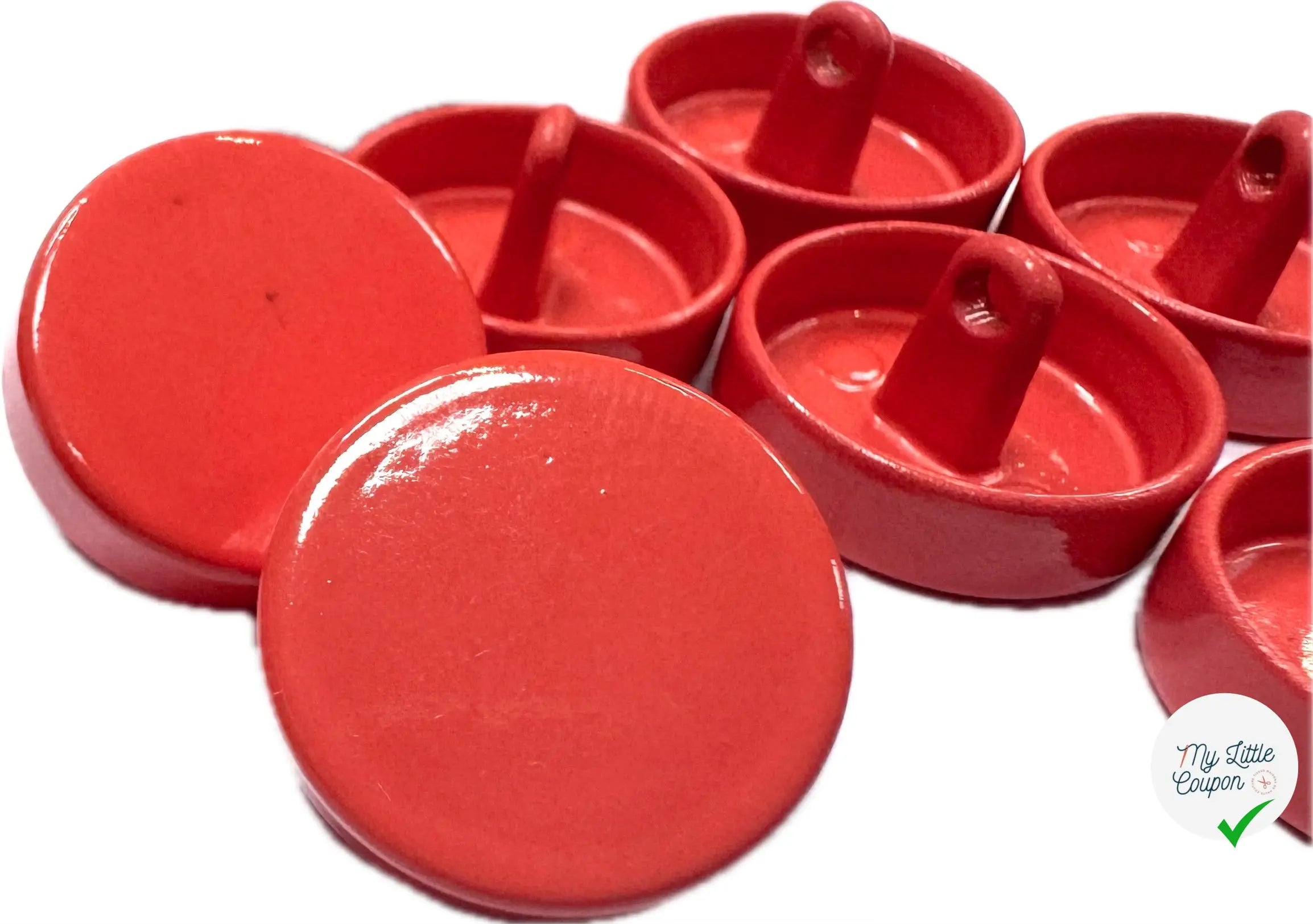 BOUTON EN MÉTAL À QUEUE (lot de 5) - My Little Coupon