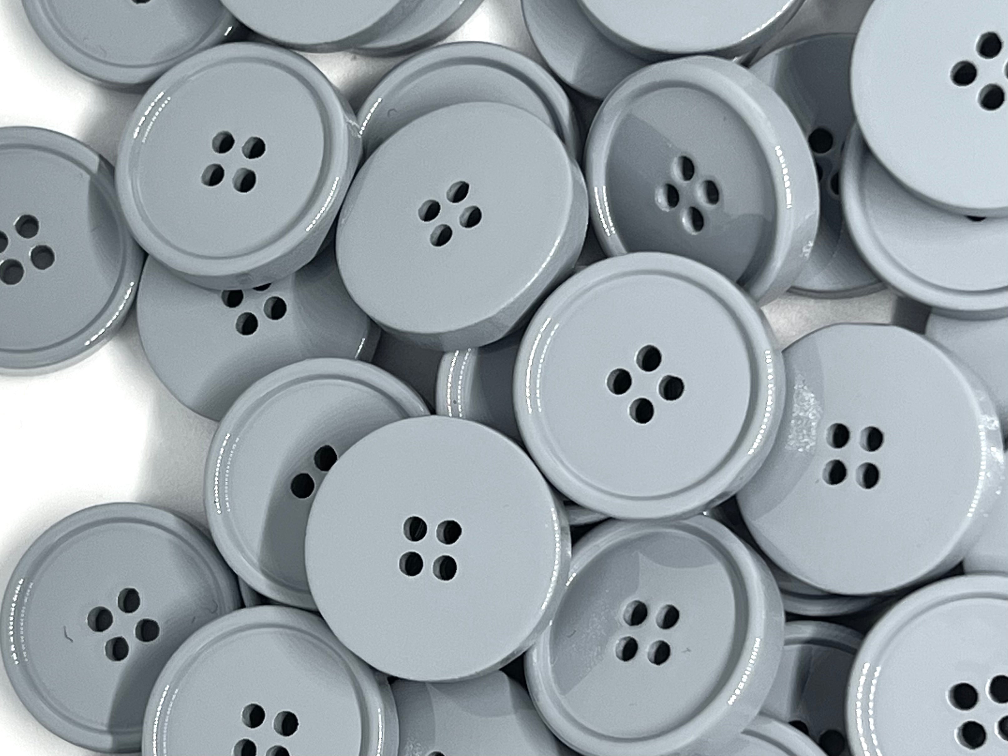 BOUTON GRIS 20mm - lot de 2 - My Little Coupon