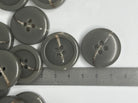 BOUTON GRIS MARBRÉ 28mm  - lot de 2 - My Little Coupon