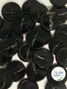 BOUTON NOIR VERNIS 20MM - LOT DE 2 - My Little Coupon