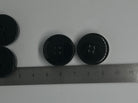 BOUTON NOIR VERNIS 22mm - lot de 2 - My Little Coupon