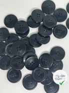 BOUTON NOIR VERNIS MARBREE 20MM - LOT DE 2 - My Little Coupon
