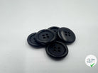 BOUTON POLYESTER 18MM NOIR - My Little Coupon - tissu - coudre