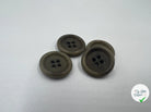 BOUTON POLYESTER 18MM OLIVE - My Little Coupon - tissu - coudre