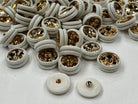 BOUTON PRESSION RECOUVERT À COUDRE BLANC (LOT DE 6) - My Little Coupon