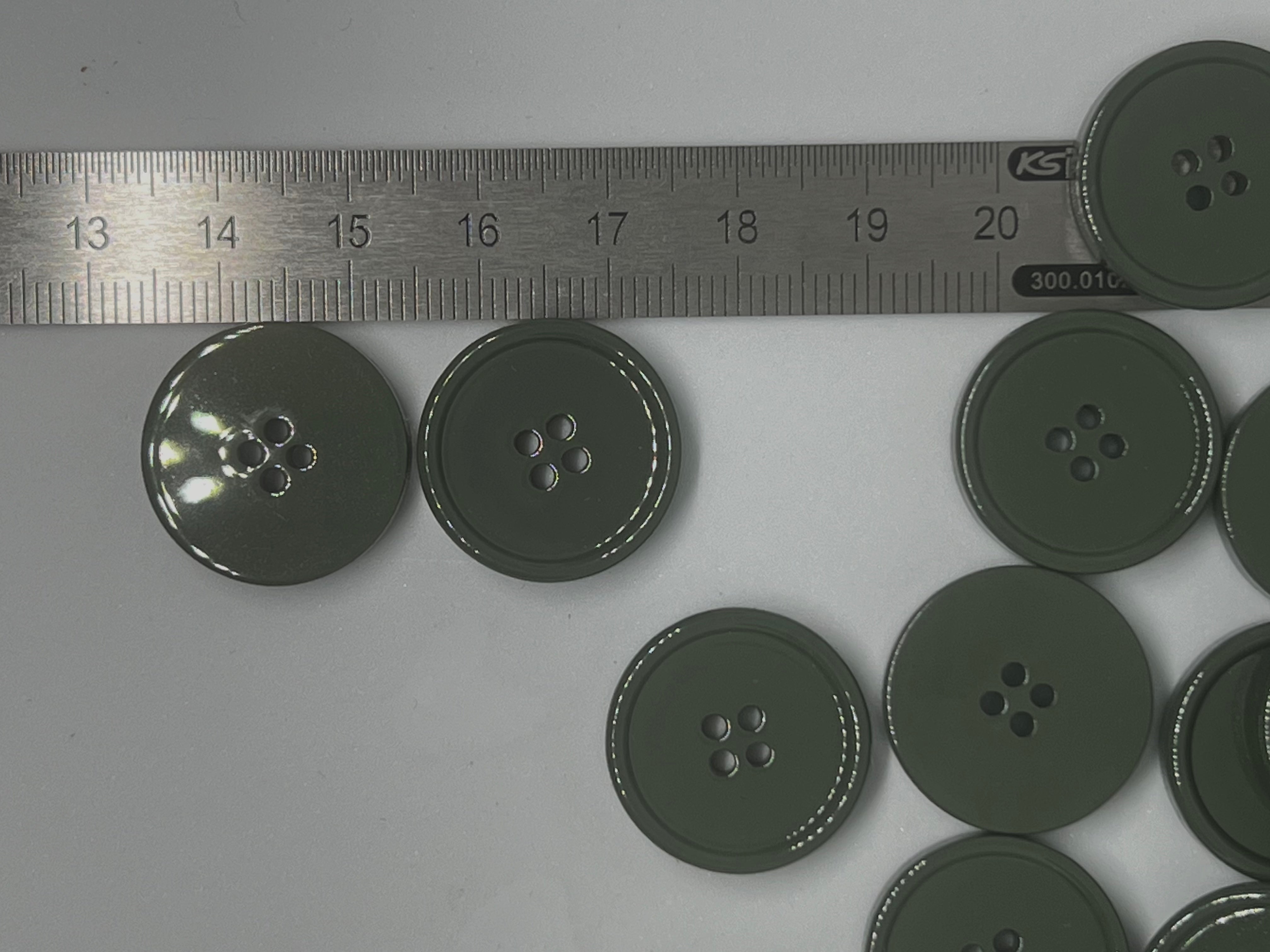 BOUTON VERT 20mm - lot de 2 - My Little Coupon