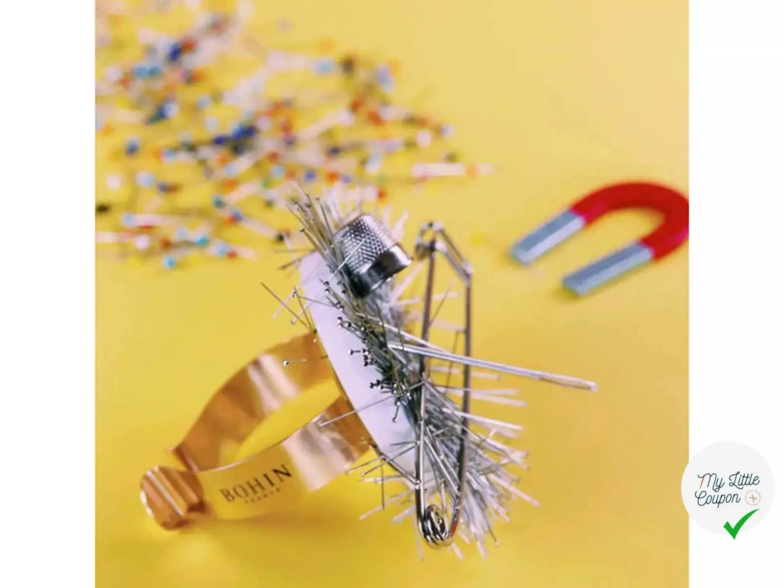 BRACELET MAGNÉTIQUE PORTE EPINGLES AIMANTE MLC INTERN