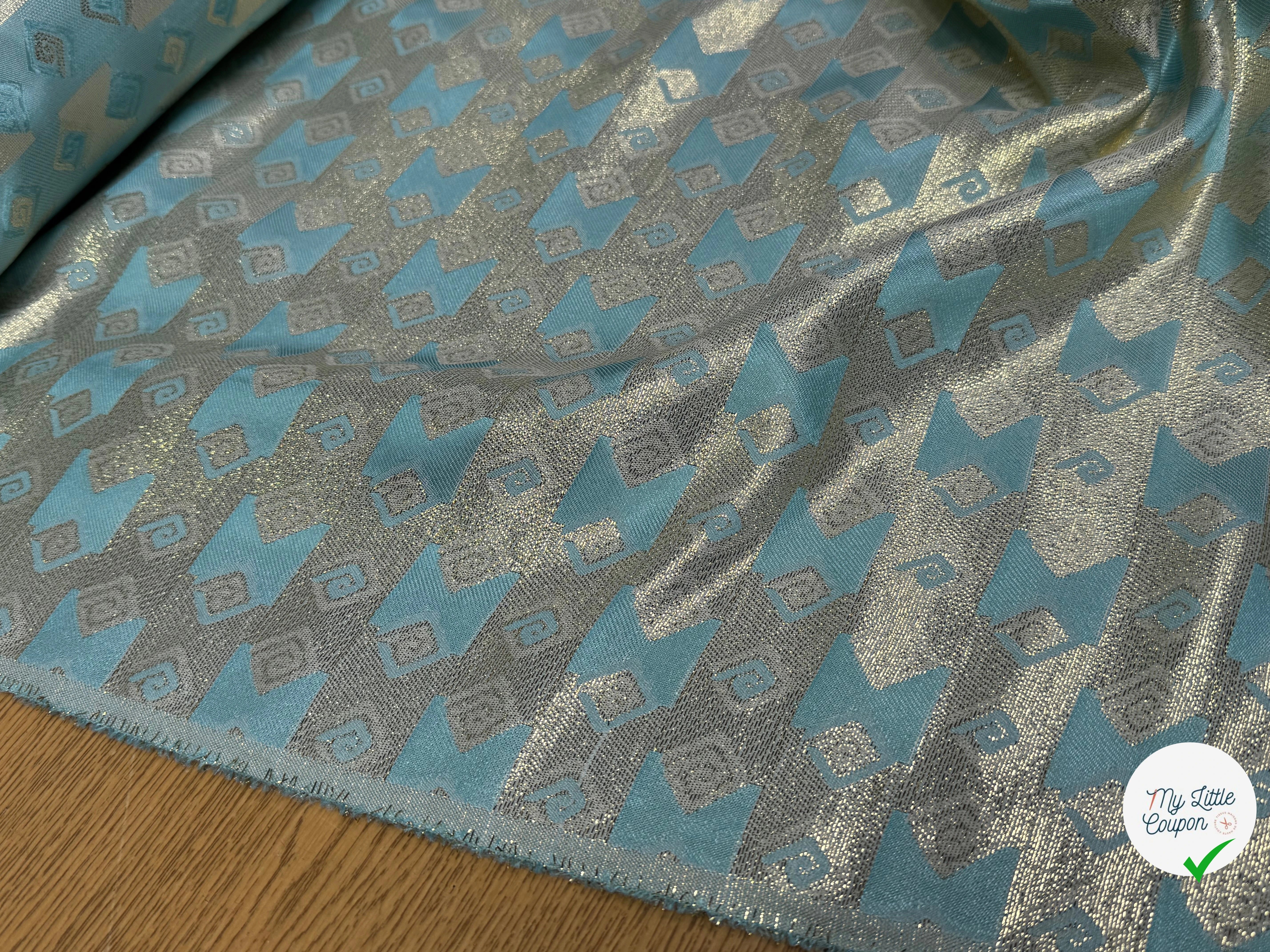 BROCARD ARGENTÉ BABY BLUE - My Little Coupon