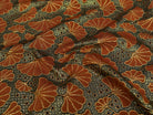 BROCARD ARGENTÉ FEUILLAGES ORANGE GOLD - My Little Coupon