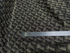 BROCART ARGENTÉ MOTIFS GÉOMETRIQUES - My Little Coupon