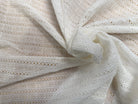BRODERIE ANGLAISE 100% COTON CIRCULAIRE BLANCHE - My Little Coupon