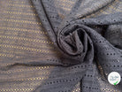 BRODERIE ANGLAISE 100% COTON CIRCULAIRE NOIR - My Little Coupon