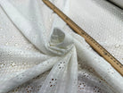 BRODERIE ANGLAISE BLANC COTON - My Little Coupon