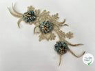 BRODERIE D’ORNEMENT FLEURS EN RELIEF - My Little Coupon - tissu - coudre