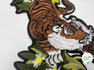 BRODERIE D’ORNEMENT TIGRE BRUN - My Little Coupon - tissu - coudre