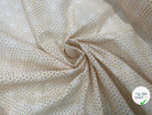 BRODERIE JAUNE MAIS ROSACE STRIPES - My Little Coupon - tissu - coudre