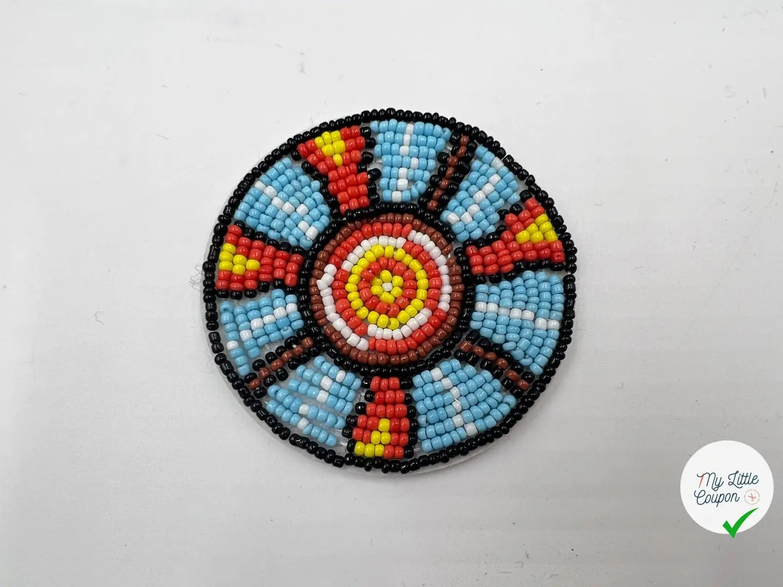 BRODERIE PERLÉE CERCLE - My Little Coupon - tissu - coudre