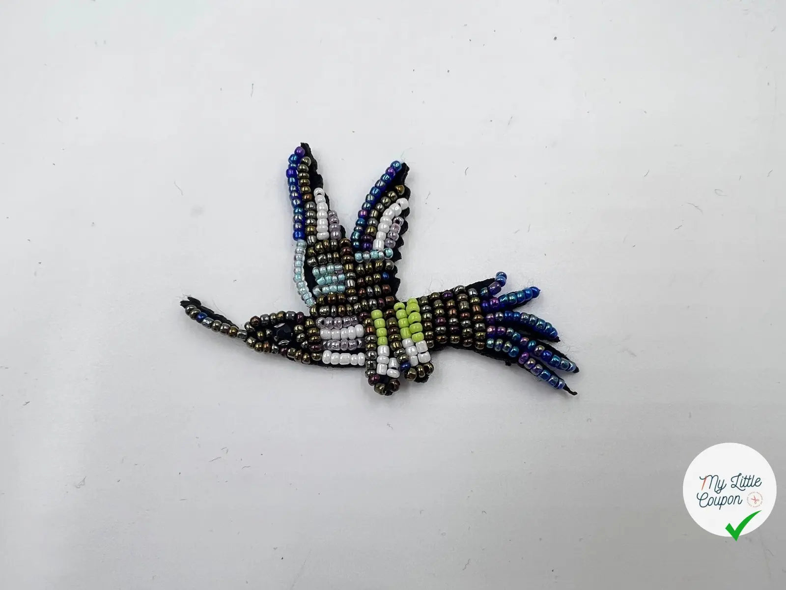 BRODERIE PERLÉE COLIBRIS - My Little Coupon - tissu - coudre