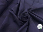 BRODERIE SUR POPELINE NAVY ROSACES STRIPES - My Little Coupon - tissu - coudre