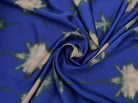 BUBBLE CREPE BLUE & CREAM STARS MLC INTERN