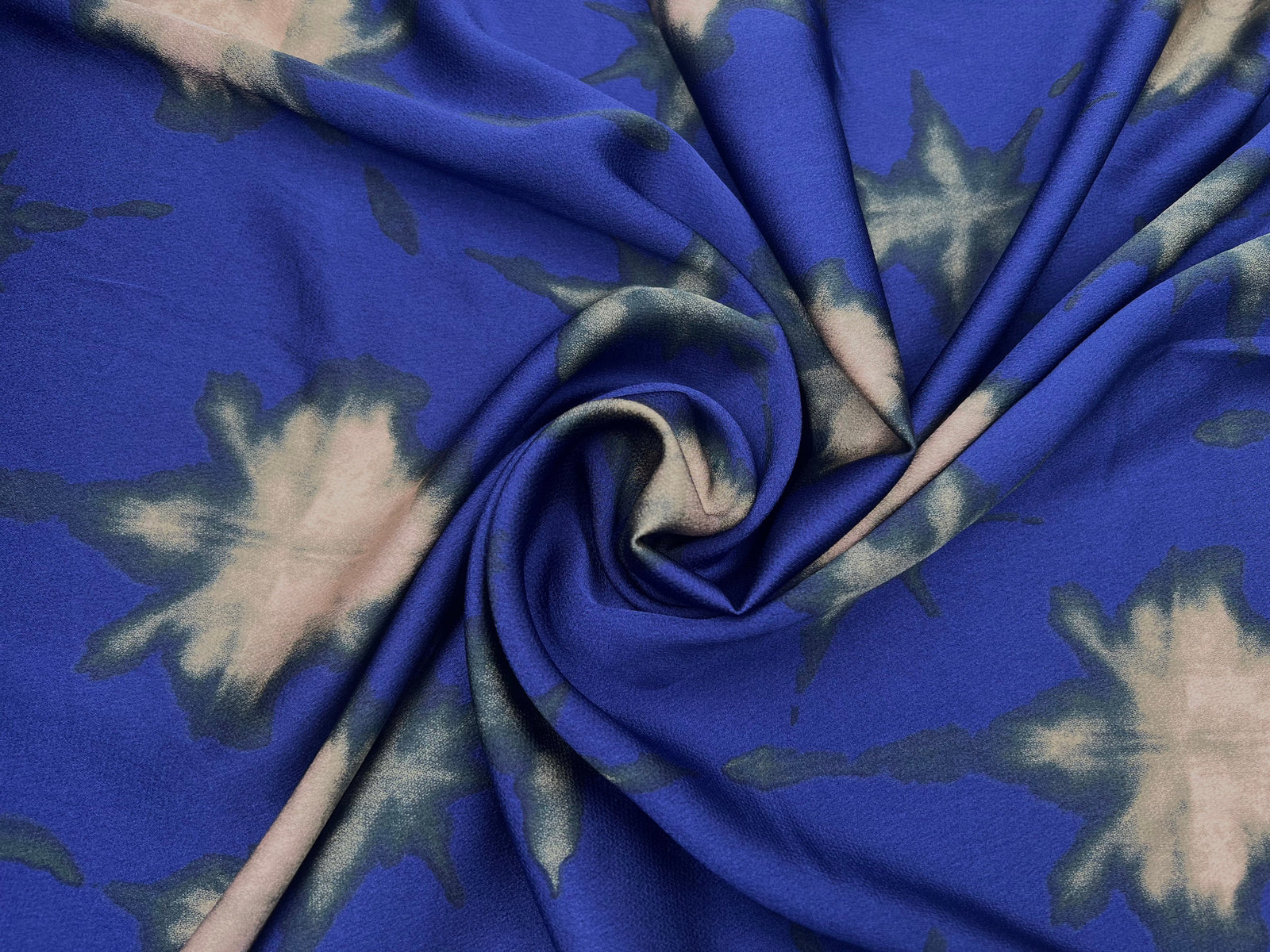 BUBBLE CREPE BLUE & CREAM STARS MLC INTERN