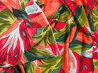 BUBBLE CREPE FEUILLAGE COLORÉ RED GREEN MLC INTERN
