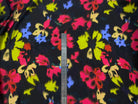 BUBBLE CRÊPE NOIR FLEURS ABSTRAITES MLC INTERN