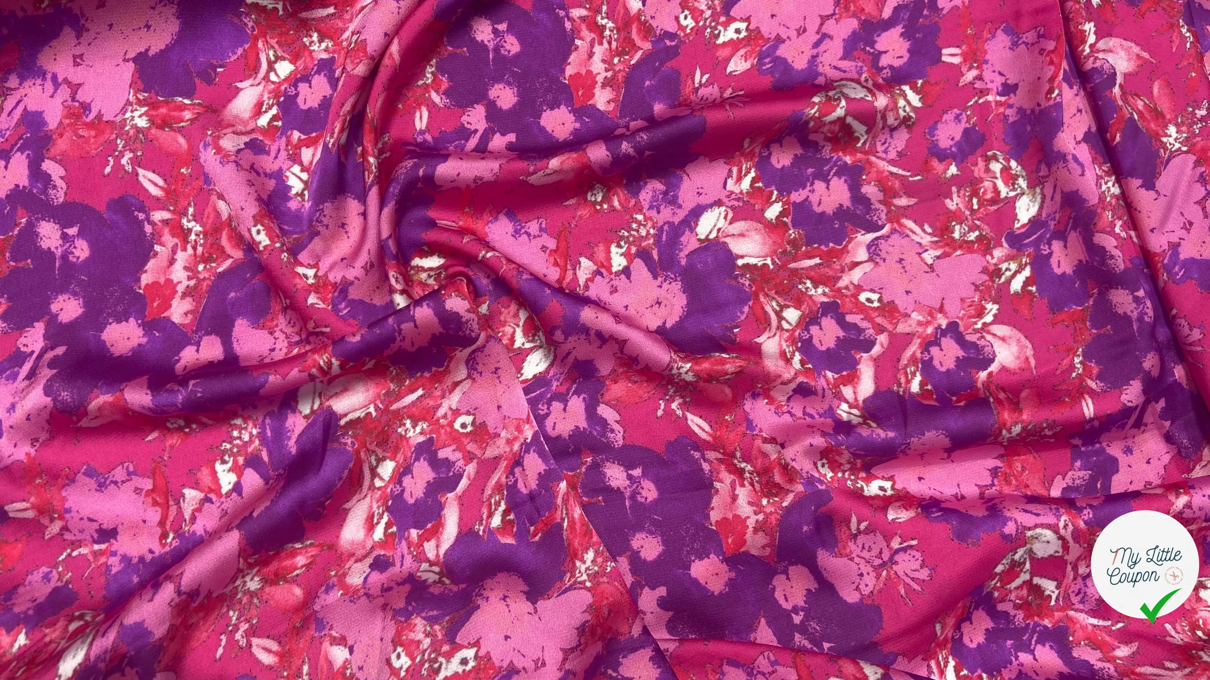 BUBBLE CREPE PINK & RED SUGAR - My Little Coupon