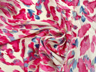 BUBBLE CRÊPE TACHETÉ DE ROSE ET BLEU MLC INTERN