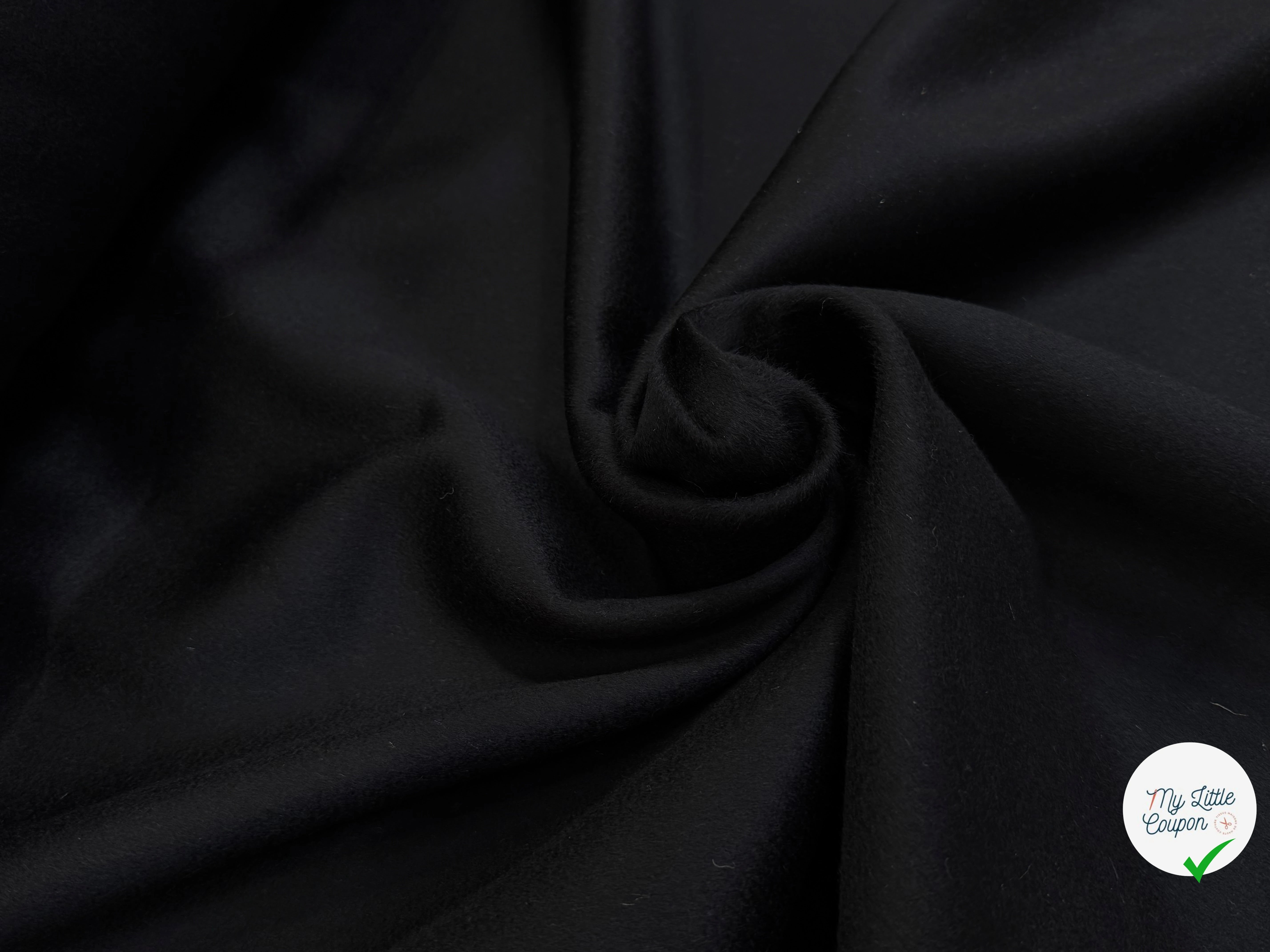 CABAN DE LAINE BEAU TOUCHER NOIR - My Little Coupon