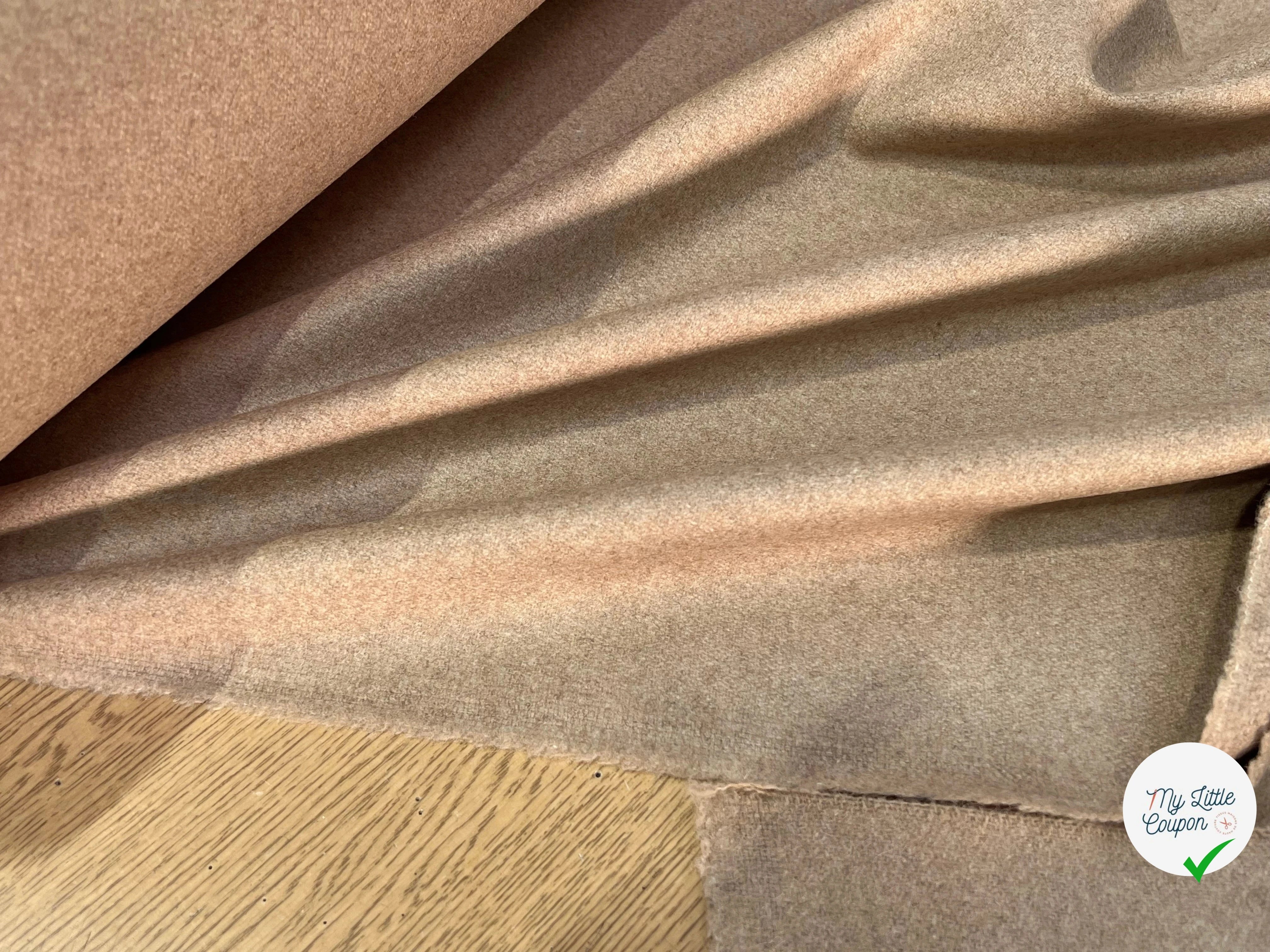 CABAN DE LAINE BEIGE CHAMOIS - My Little Coupon
