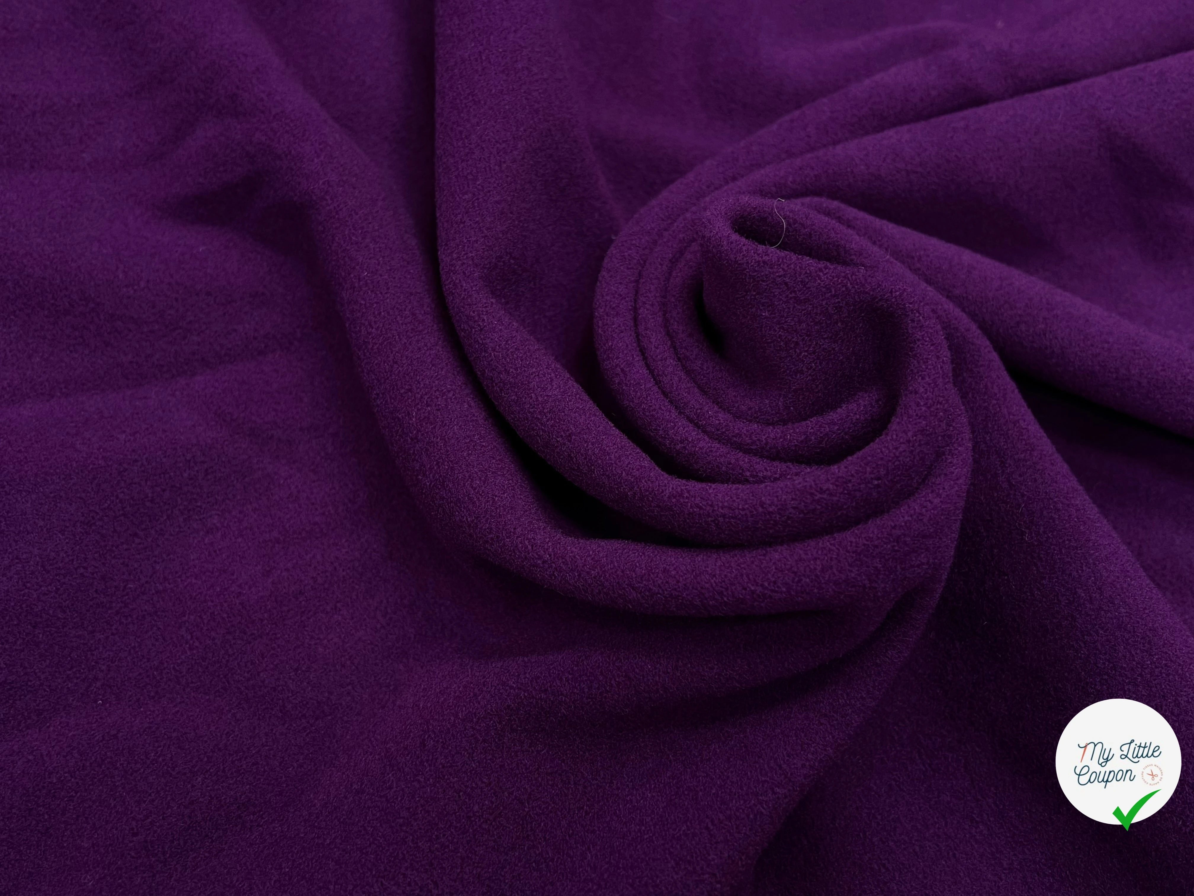 CABAN DE LAINE CHIC VIOLET 100% LAINE 150CM - My Little Coupon