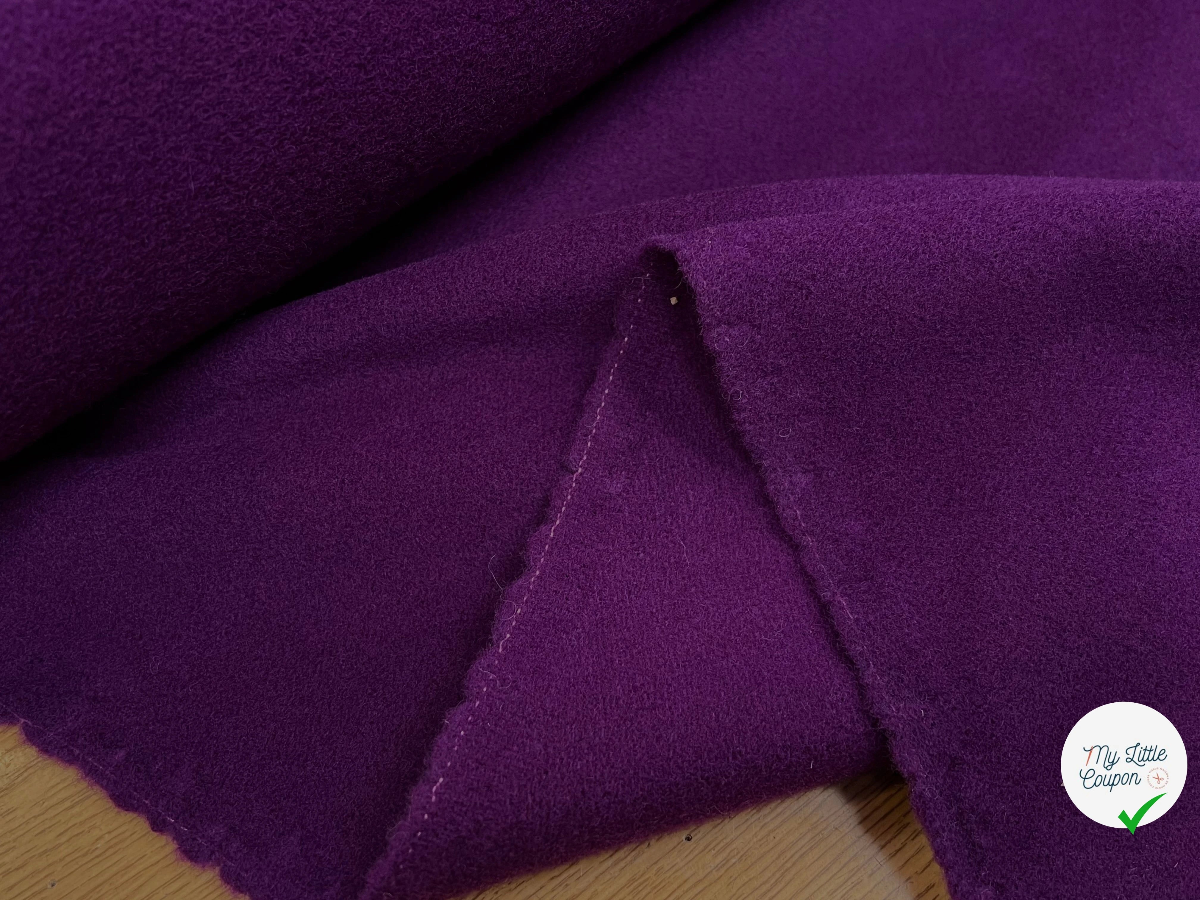 CABAN DE LAINE CHIC VIOLET 100% LAINE 150CM - My Little Coupon