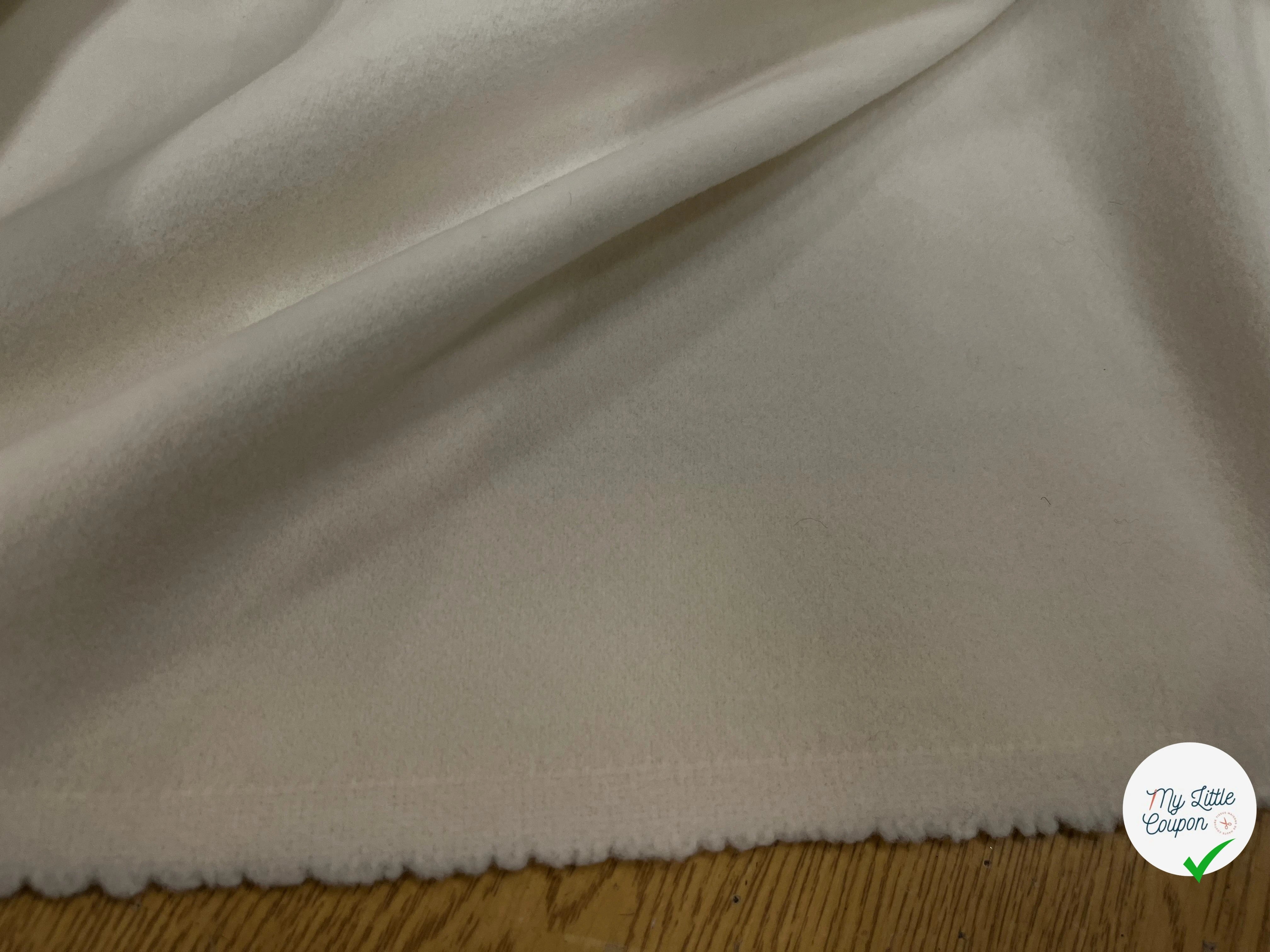 CABAN DE LAINE ÉCRU ENVERS TOUT DOUX 140CM - My Little Coupon