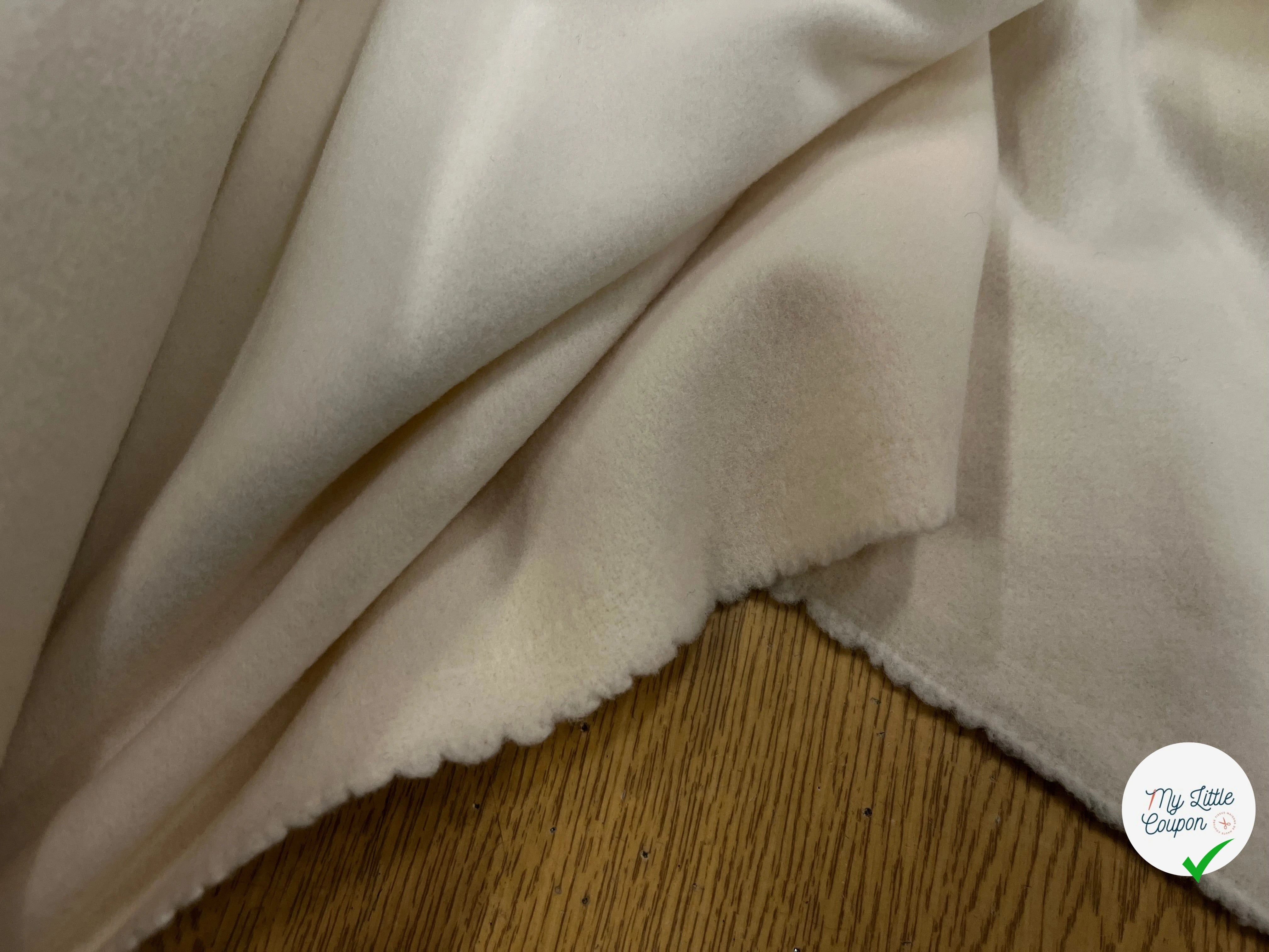 CABAN DE LAINE ÉCRU ENVERS TOUT DOUX 140CM - My Little Coupon